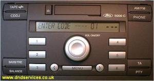 Ford 5000 C - Radio/Cassette 5000C 