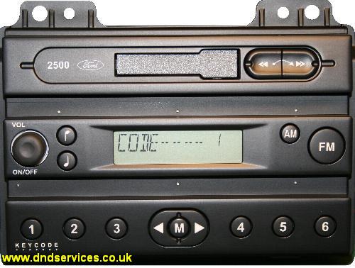 Ford 5000c radio cassette