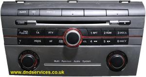 Mazda Multi Function Audio System 