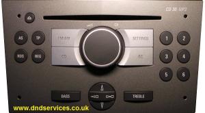 Vauxhall CD 30 MP3