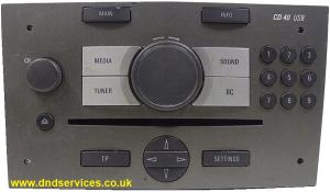 Vauxhall CD 40 USB