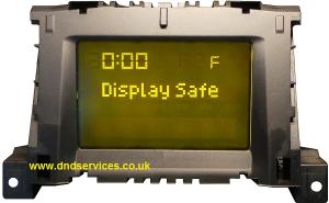 Vauxhall LCD Display KR