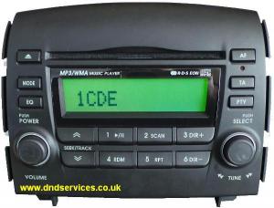 Hyundai EMP310B RDS MP3 CD Player