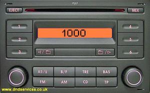 VW RCD 200 MP3 