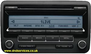 VW RCD 310 Radio LOW EU G+ BVX 