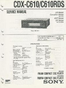 CDX-C610 / C610RDS