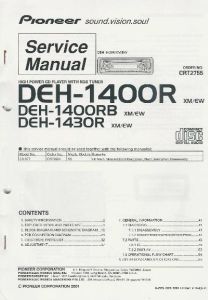 DEH-1400R / 1400RB / 1430R