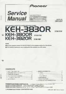 KEH-3830R / 3800R / 3820R