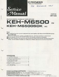 KEH-M6500 / M6500SDK