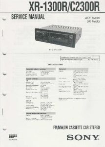XR-1300R / C2300R