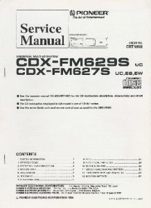 CDX-FM629S / FM627S