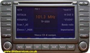 VW Radio Navigation System MFD2