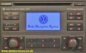 VW Radio Navigation System MCD 