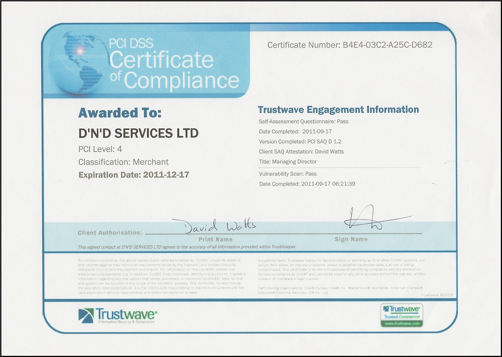 Trustwave PCI DSS 2011